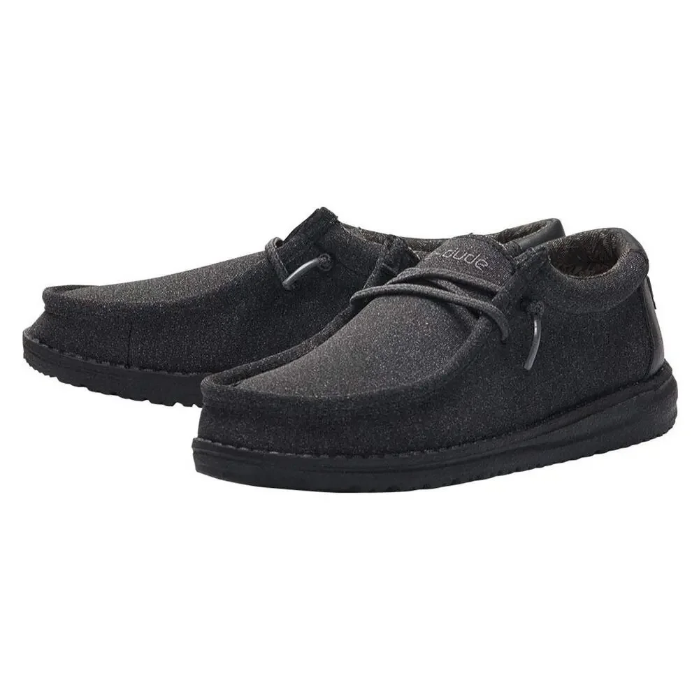 HEYDUDE BOY'S WALLY YOUTH MULTIPLE COLORS | BOYS SHOES |LIGHT-WEIGHT